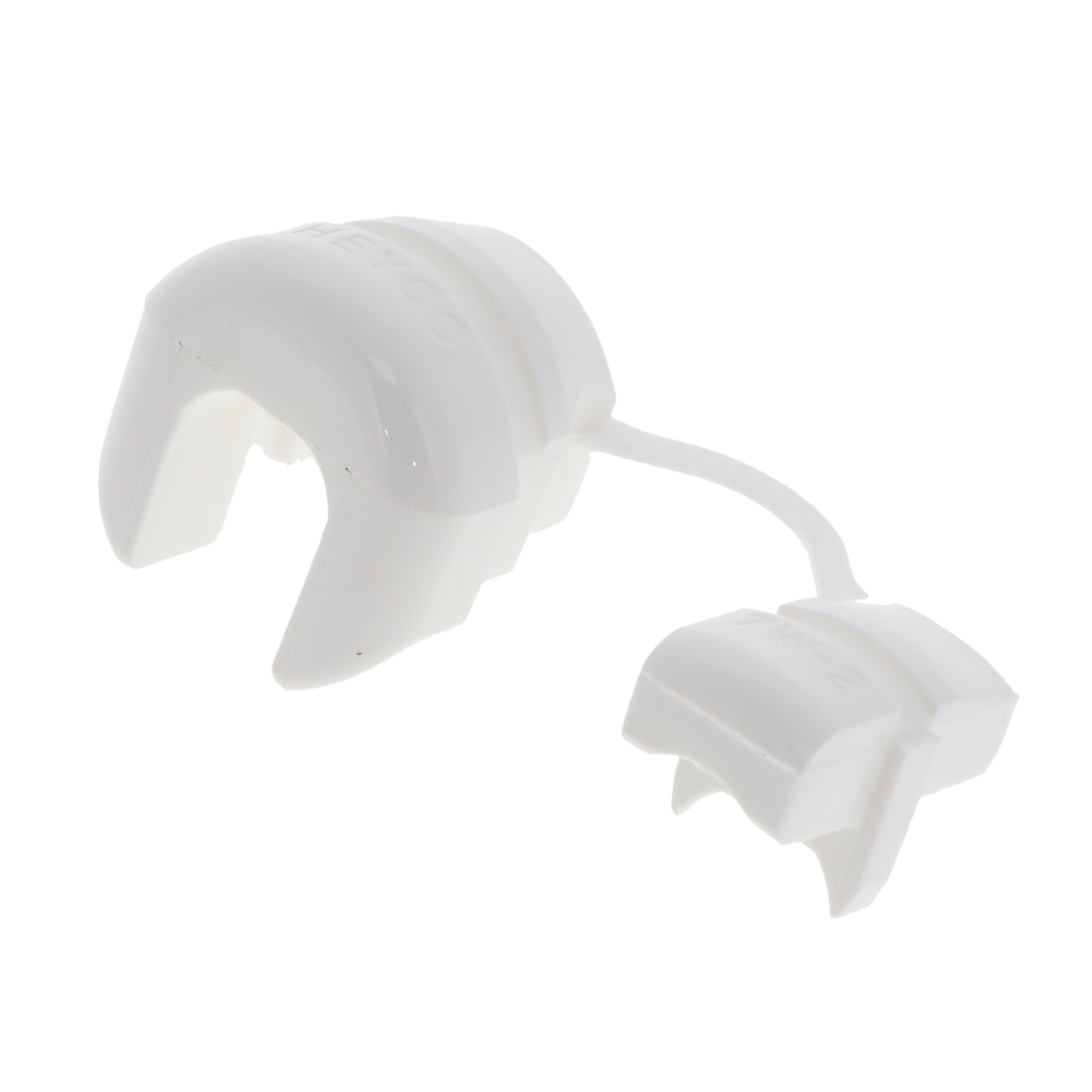 【1248】BUSHING W/STR RELIEF PA66 WHITE