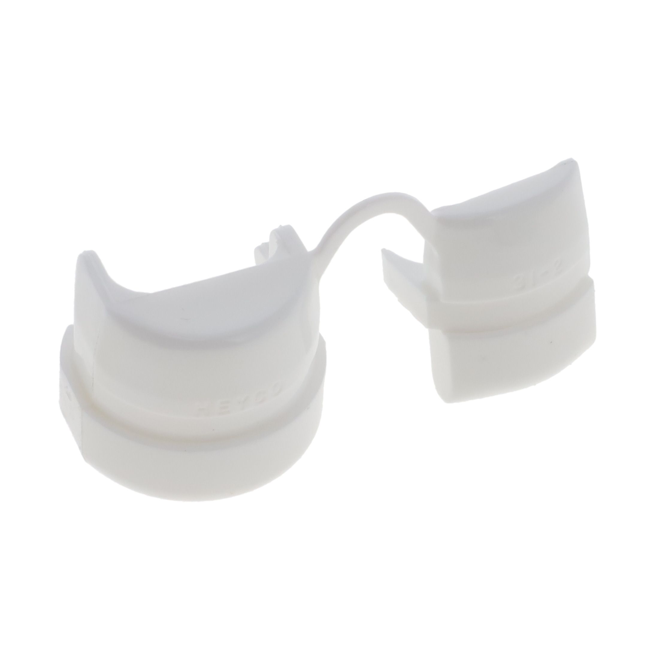 【1498】BUSHING W/STR RELIEF PA66 WHITE
