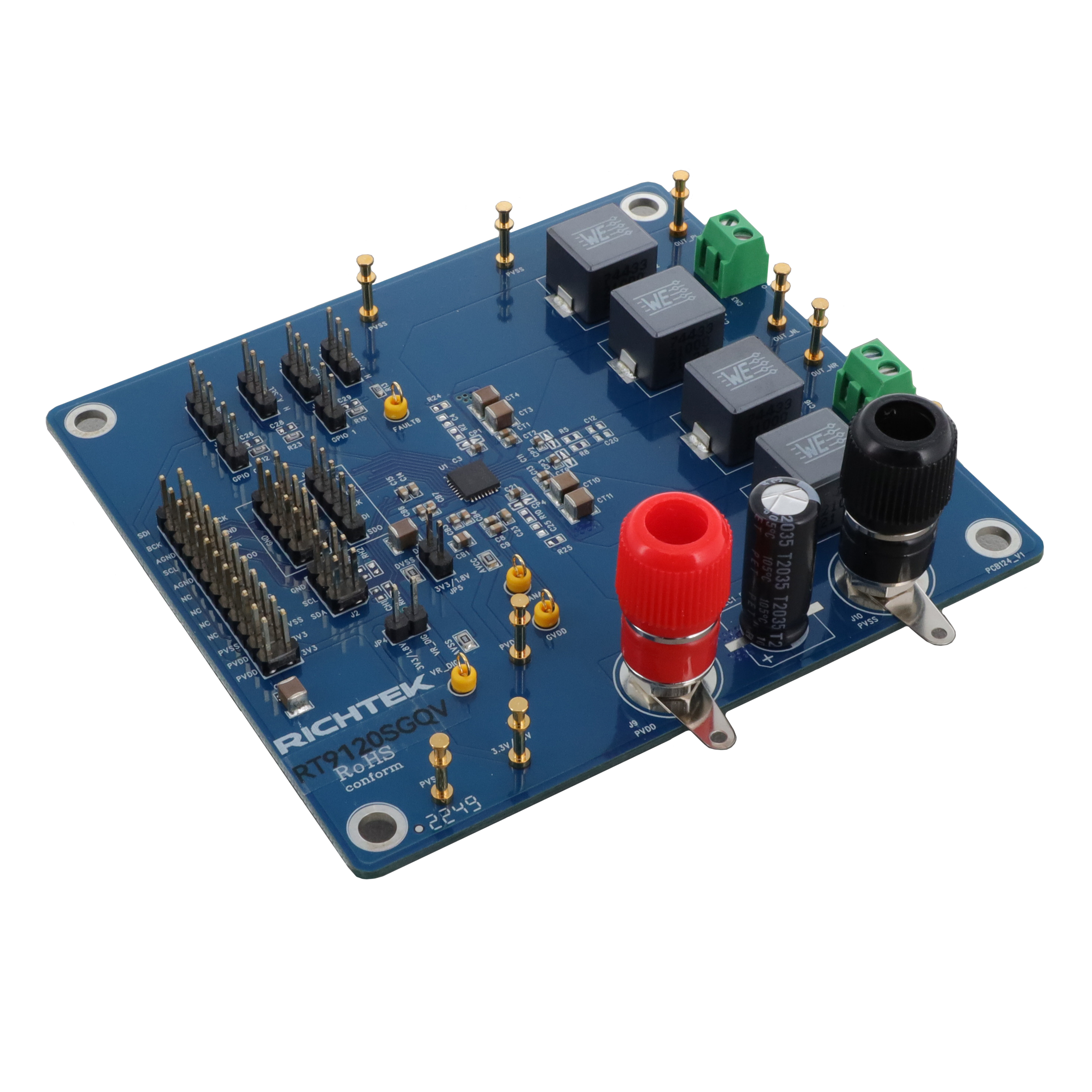 【EVB_RT9120SGQV】EVALUATION BOARD FOR RT9120SGQV