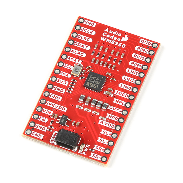 【BOB-21250】SPARKFUN AUDIO CODEC BREAKOUT -