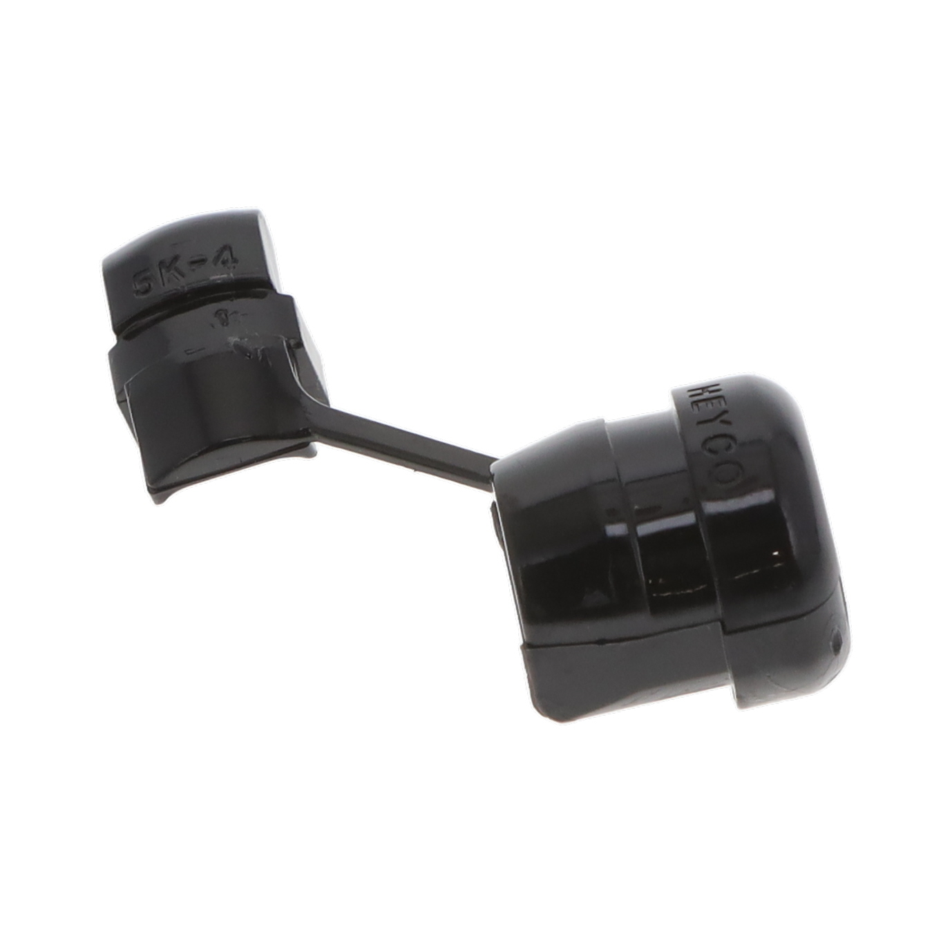 【1167】BUSHING W/STR RELIEF PA66 BLACK
