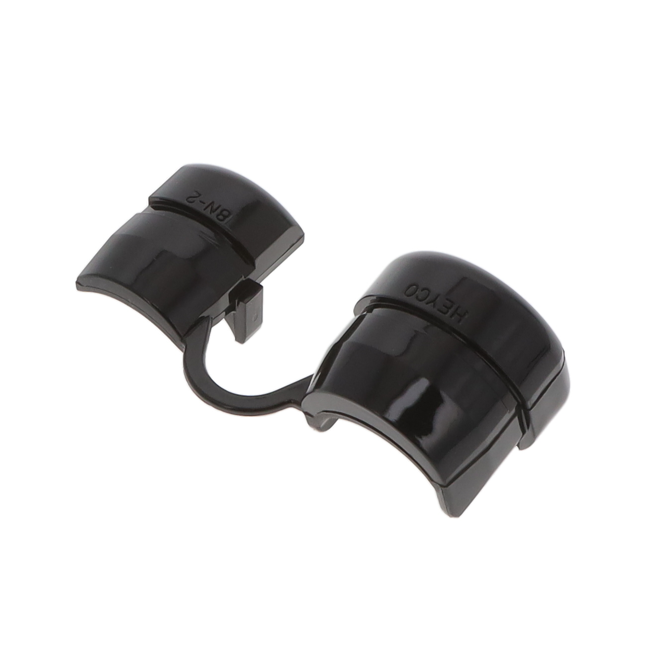 【1254】BUSHING W/STR RELIEF PA66 BLACK