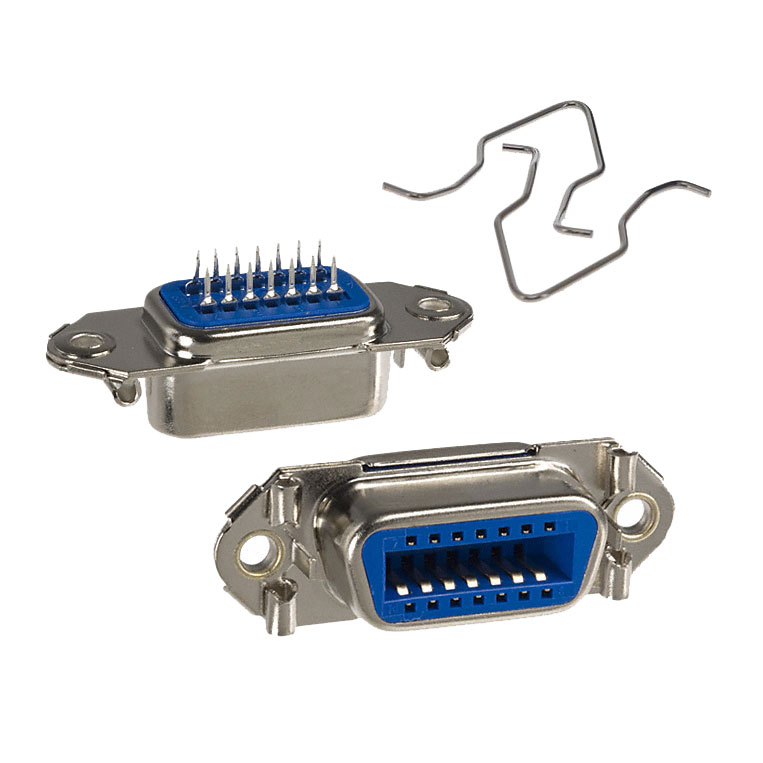 CONN SCSI RCPT 14POS VERT SOLDER【111-014-213L001】