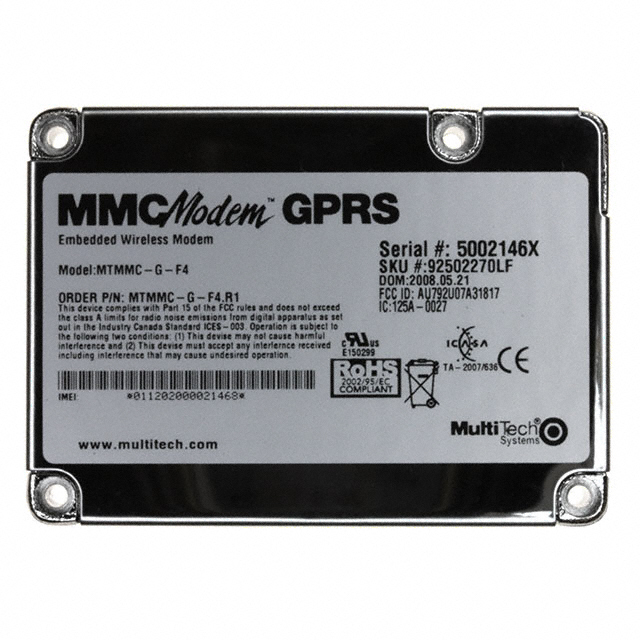 【MTMMC-G-F4.R1】MODEM MMC QUAD-BAND GPRS 5V