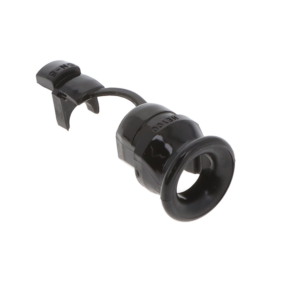 【1143】BUSHING W/STR RELIEF PA66 BLACK