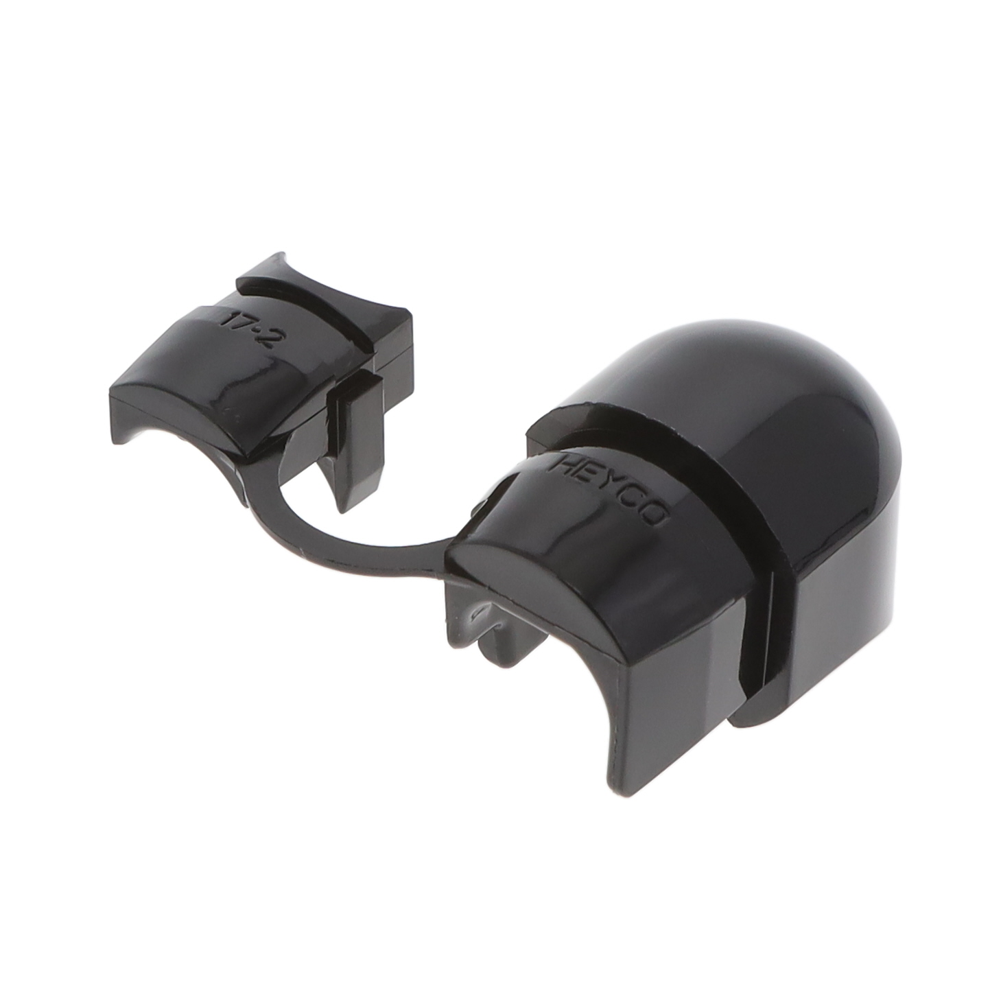 【1397】BUSHING W/STR RELIEF PA66 BLACK