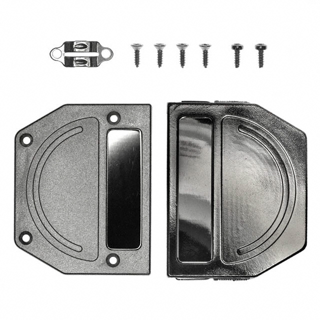 【955-025-020R121】CONN BACKSHELL 25P 45/180DEG SHD