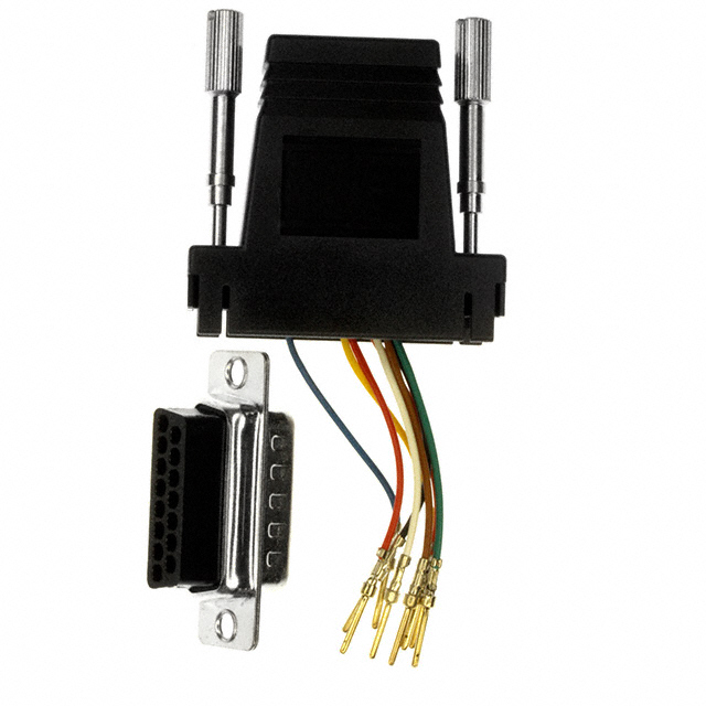 【RJADK15P7080811】ADAPT DB15M TO RJ45 JACK BLACK