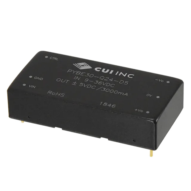 【PYBE30-Q48-S12H-DIN】DC-DC ISOLATED, 30 W, 18~75 VDC