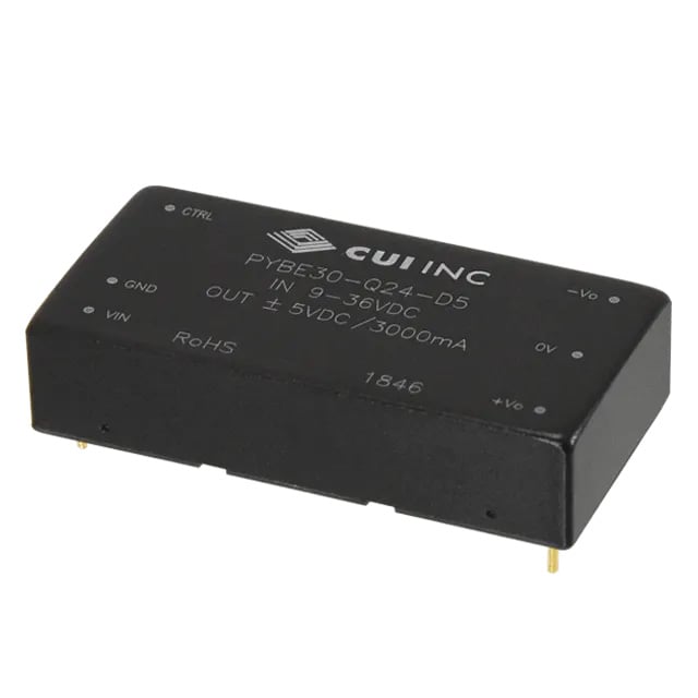 【PYBE30-Q48-D5H-DIN】DC-DC ISOLATED, 30 W, 18~75 VDC