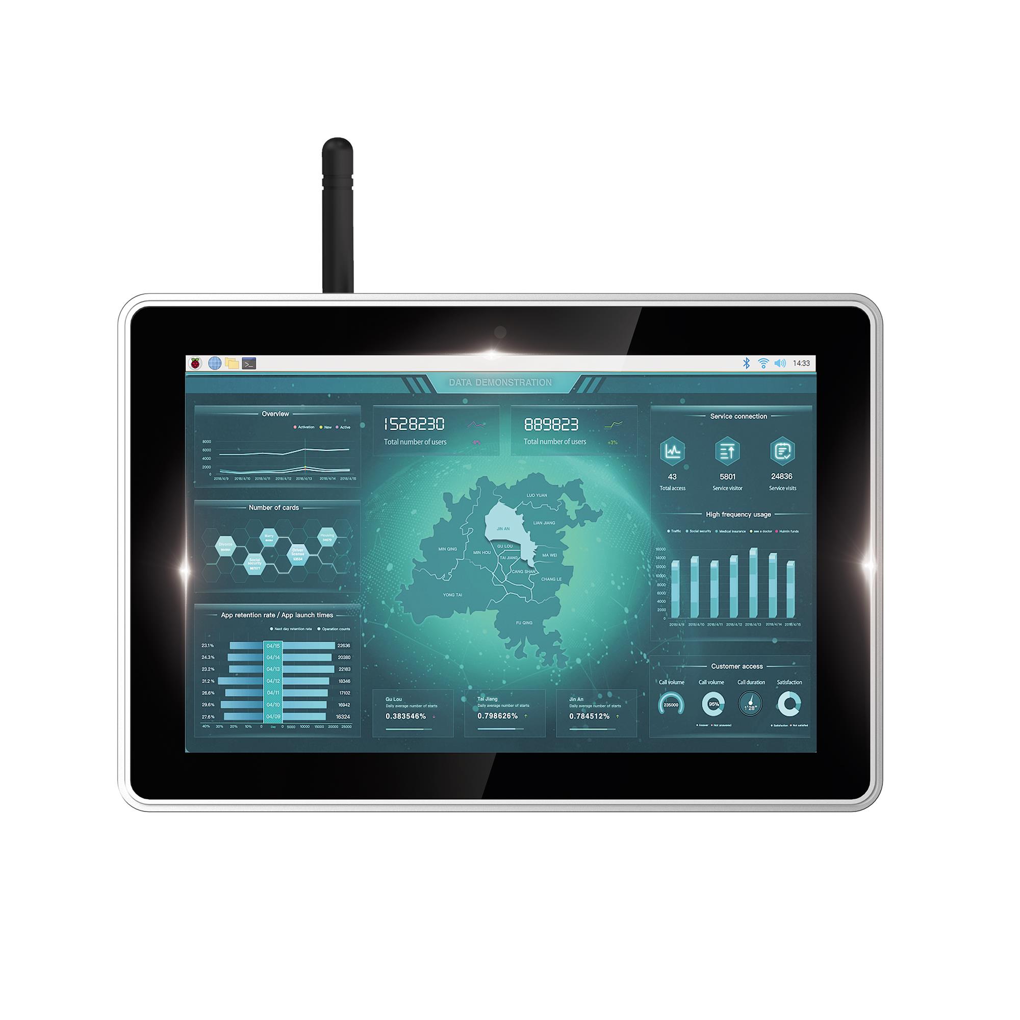 SBC 1.5GHZ 4 CORE 4GB RAM【ED-HMI2020-101C-1408】