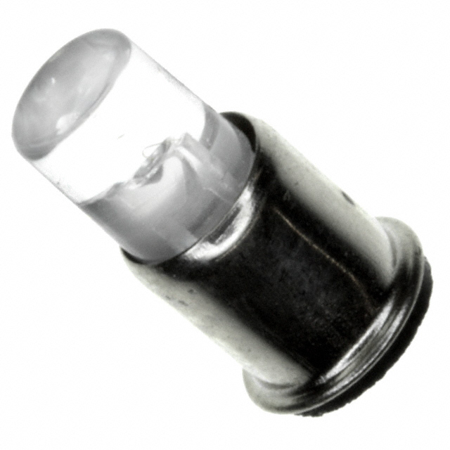 【5861106001F】BASED LED T1 3/4 MIDG WHT 6V
