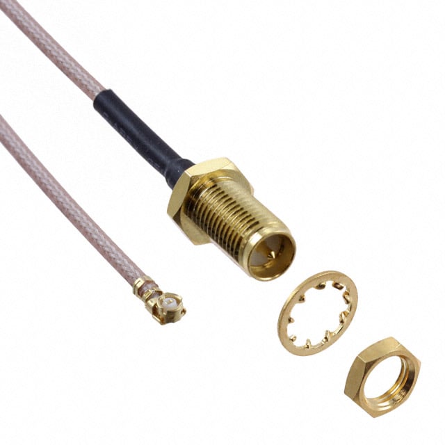 【JF1R6-CR3-4I】COAX CBL U.FL TO RP-SMA 4"