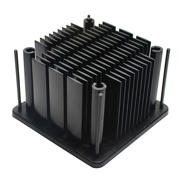 【AER53-53-15CB/A01】HEATSINK FORGED BLK ANO TOP MNT