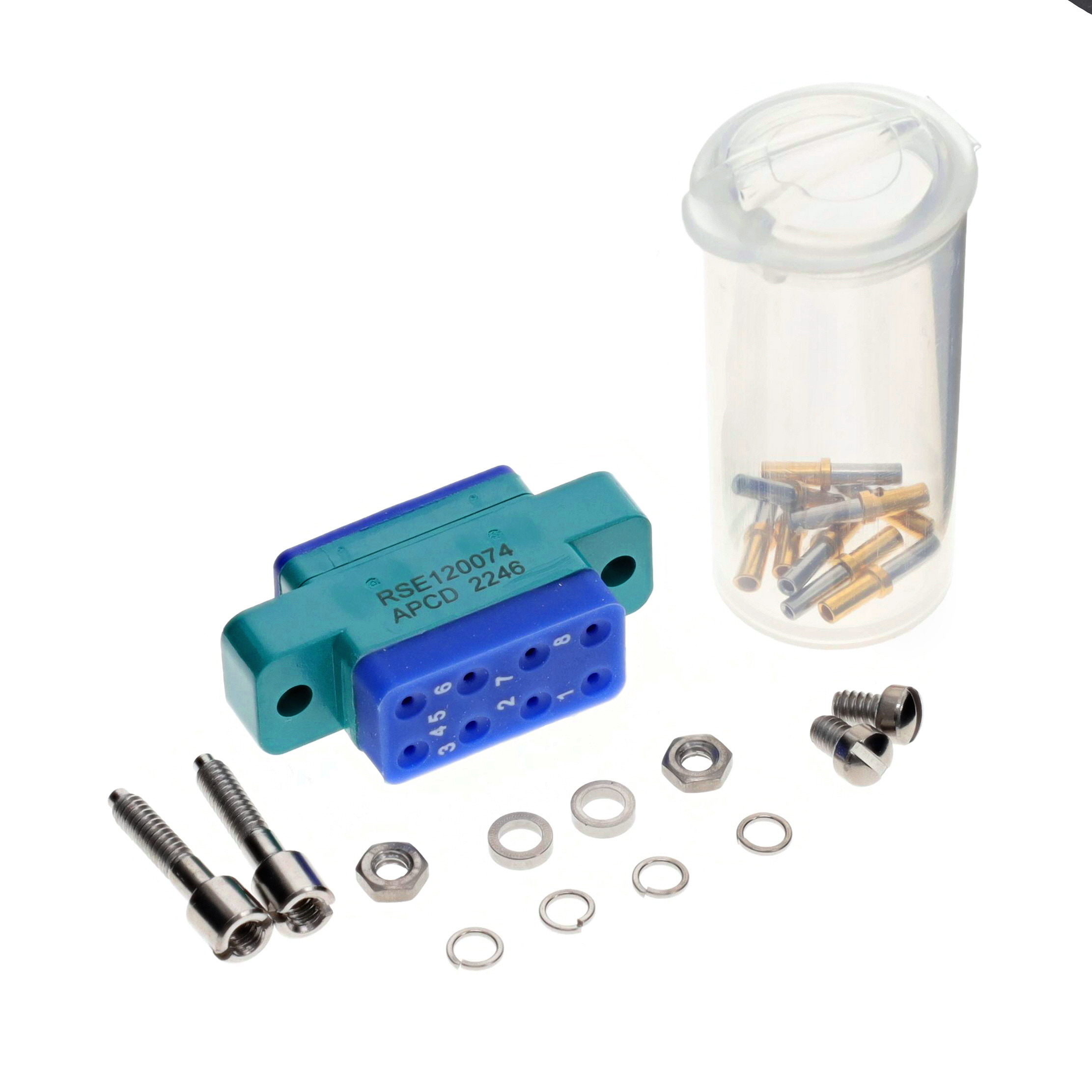 【RSE120074】CONN RELAY SOCKET 8/20 WC WH