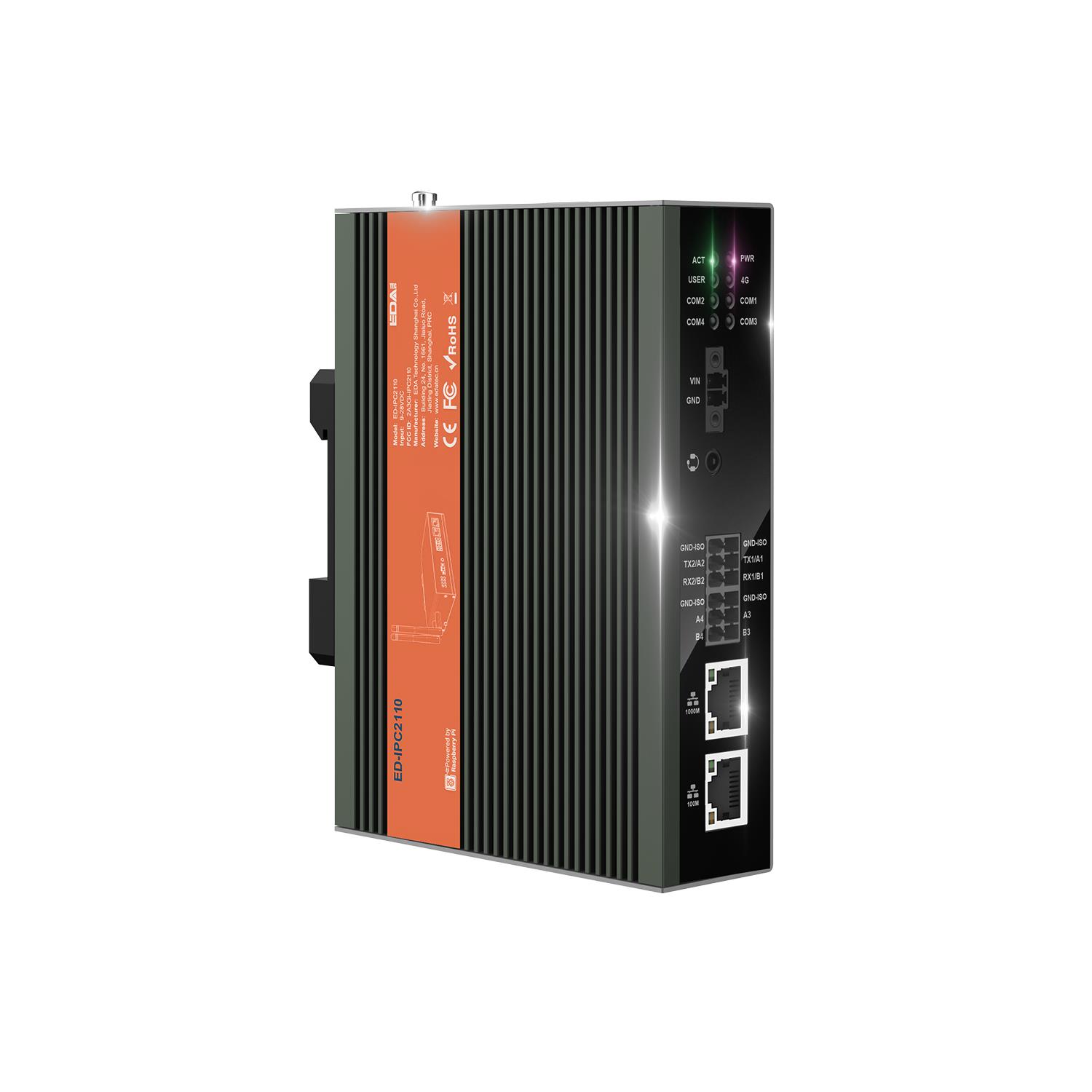 【ED-IPC2110-0208】RPI CM4002008 INDUSRIAL PC