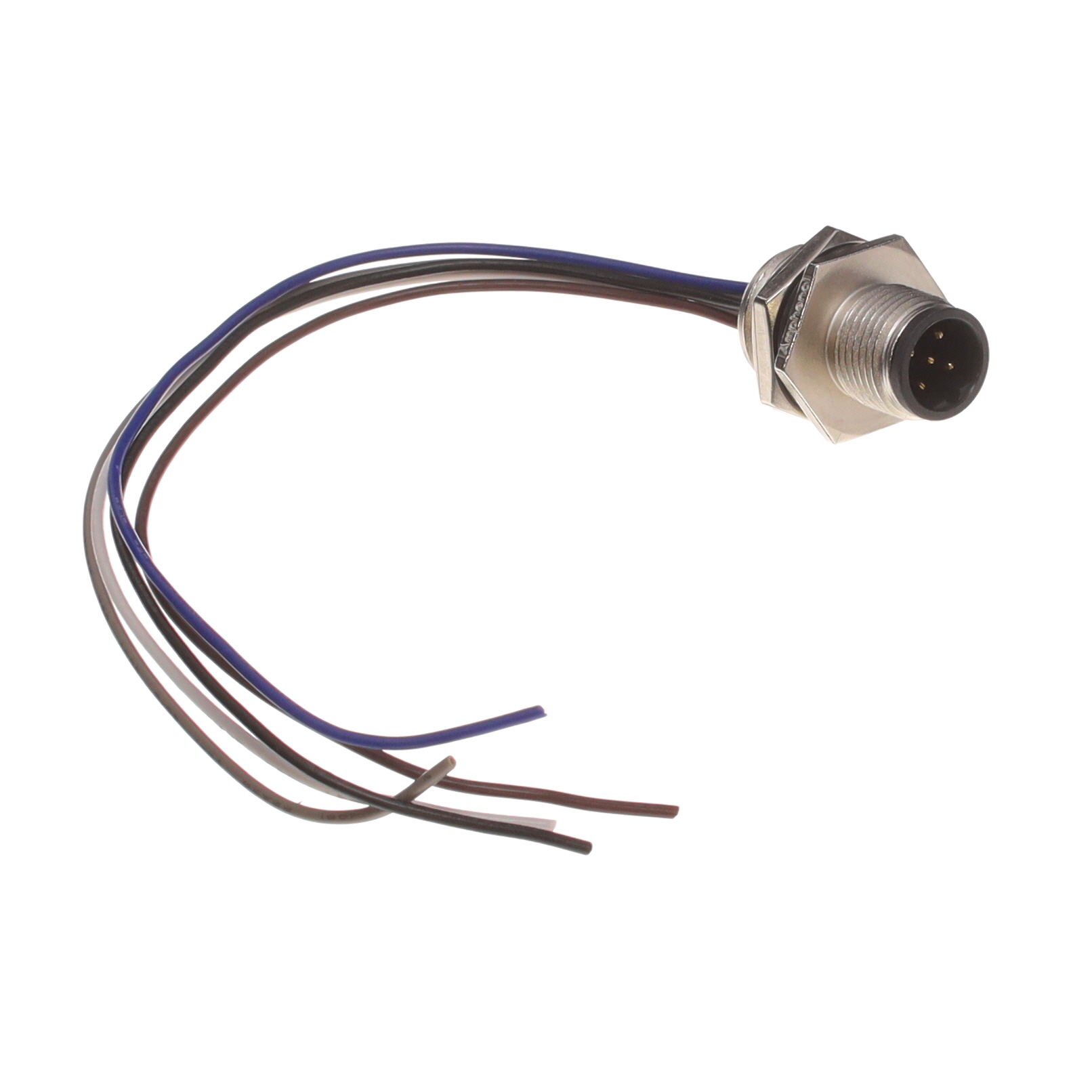 【M12B-05PMMC-SH8B15】CONN PLUG MALE 5P WIR LEAD 0.49'