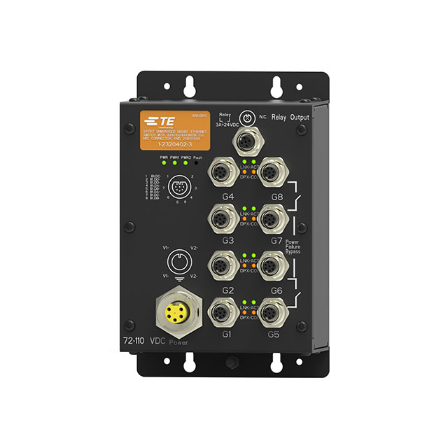 【1-2320402-3】8-PORT 1GBPS SWITCH, 2XBYPASS, M