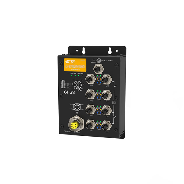 8-PORT 500M/1GBPS POE SWITCH, 2X【1-2320404-6】