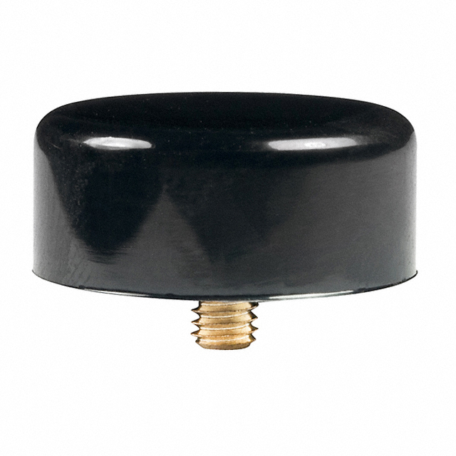 【AT412A】CAP PUSHBUTTON ROUND BLACK