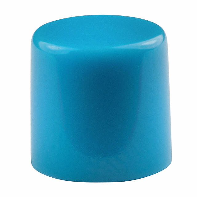 CAP PUSHBUTTON ROUND BLUE【AT443G】