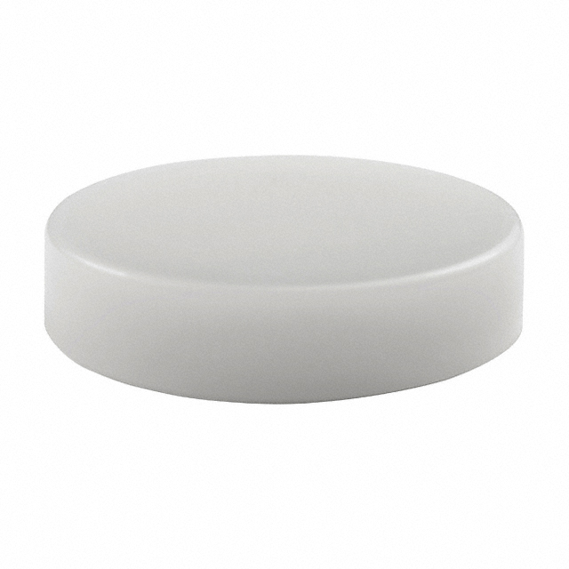 【AT454B】CAP PUSHBUTTON ROUND WHITE