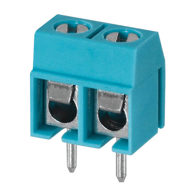 【TB002-500-02BE】TERMINAL BLOCK, SCREW TYPE, 5.00