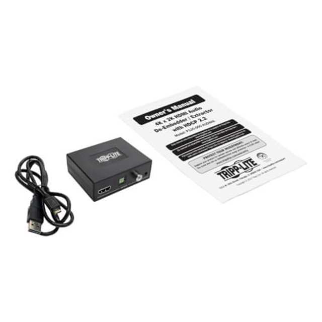 4K HDMI AUDIO EXTRACTOR WITH TOS【P130-000-AUD4K6】