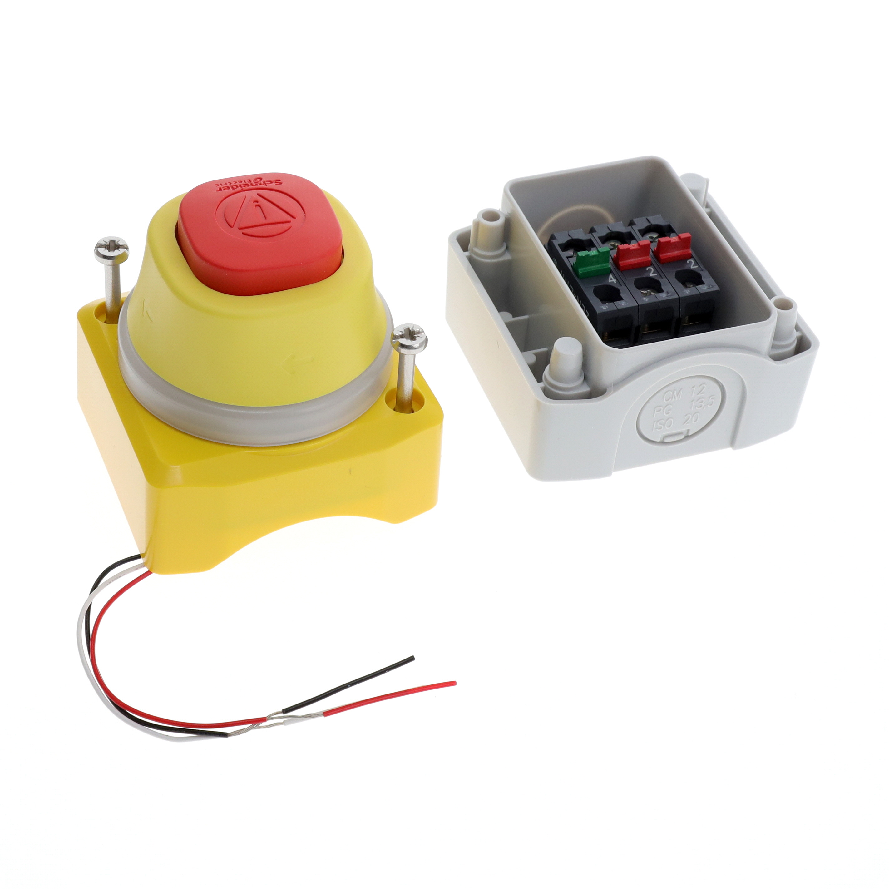 専用⑥ SWITCH ESTOP TWIST RESET 6A 120V XALK84W3BG SCHNEIDER ELECTRIC製