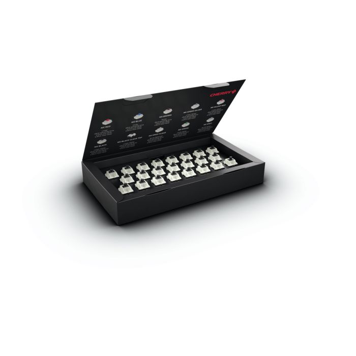 【DMX1A-61NW-1A】MX BLACK CLEAR TOP, 23 SWITCHES