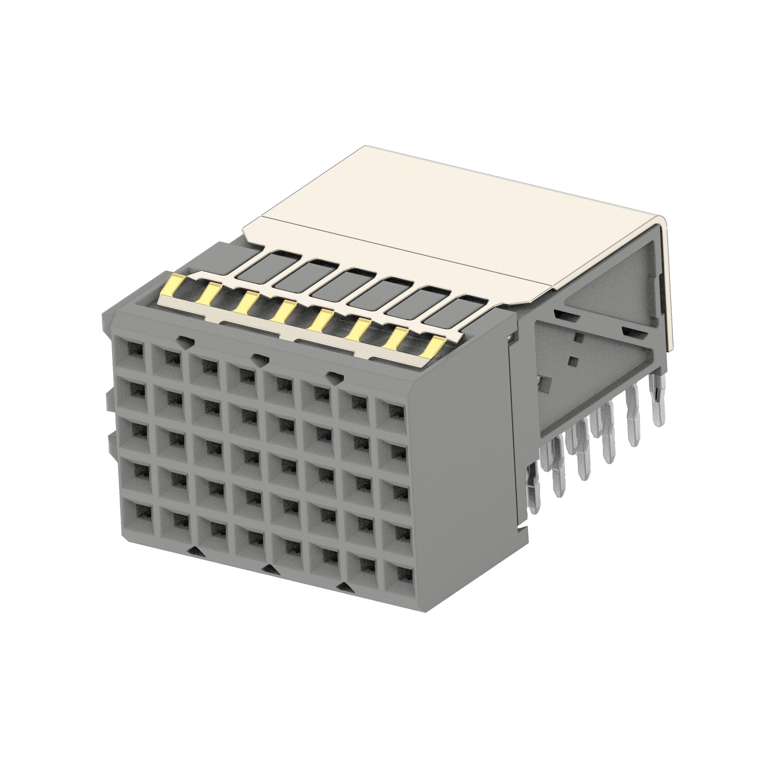 2MM HM FEMALE ASSY, COL8【2347330-1】