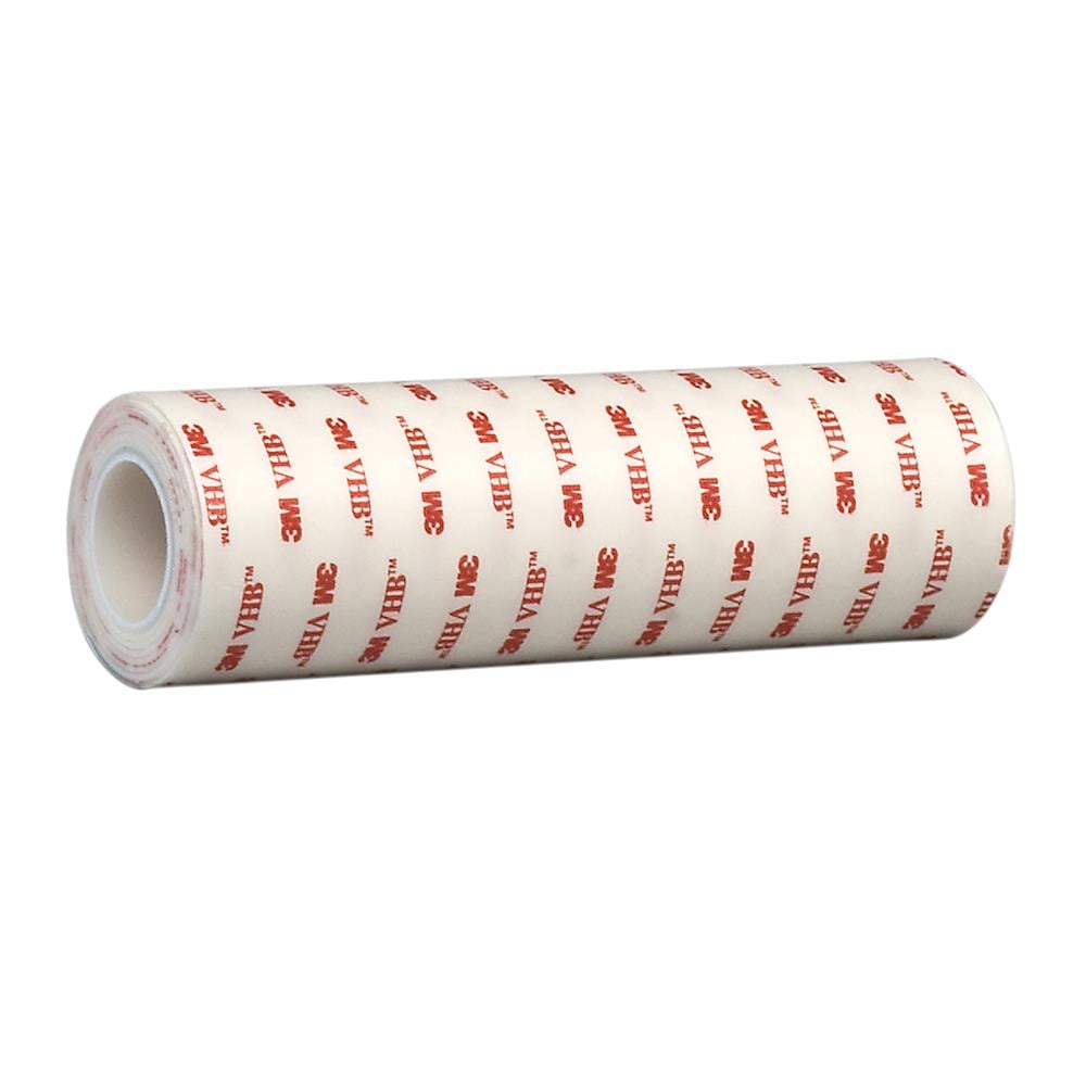 【4914-025-4-10】TAPE DOUBLE SIDED WHT 4"X10YDS