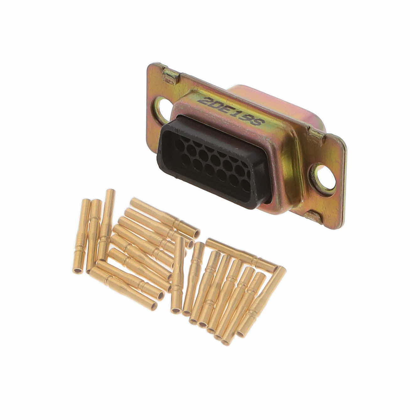 【2DE19S】CONN D-SUB RCPT 19P PNL MT CRIMP