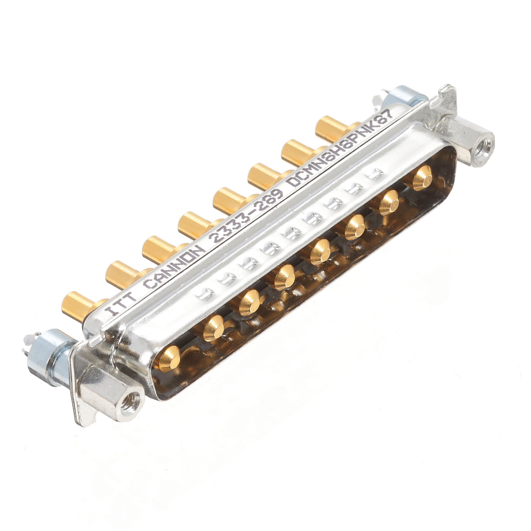 【DCMN-8H8P-N-K87】CONN D-SUB PLG 8POS PNL MNT SLDR