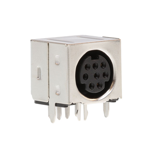 【KMDGX-8S-BS】CONN RCPT FMALE MINI DIN 8P SLDR