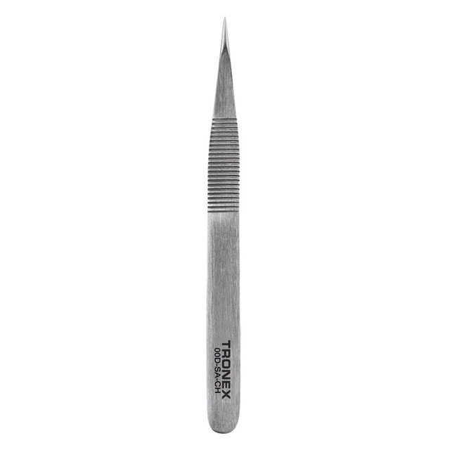 【00D-SA-CH】PRECISION SS TWEEZERS, SERRATED