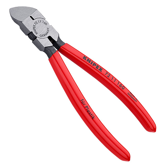 DIAGONAL FLUSH CUTTERS FOR PLAST【72 11 160】