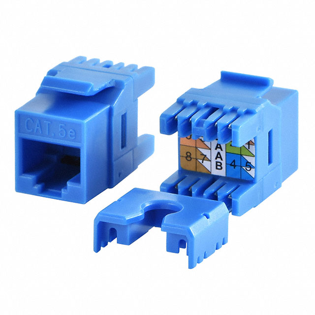 INSERT RJ45 JACK TO IDC CONN【A-KEY-8-EG-GIB-WIB3】