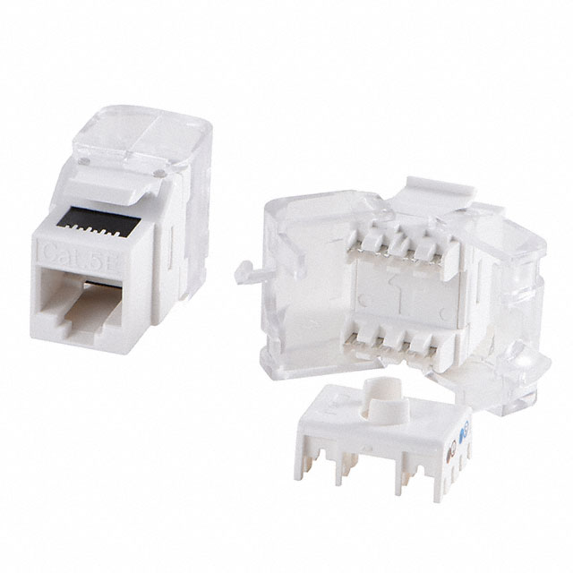 INSERT RJ45 JACK TO IDC CONN【A-KEY-8-EG-GIB-WIW1】