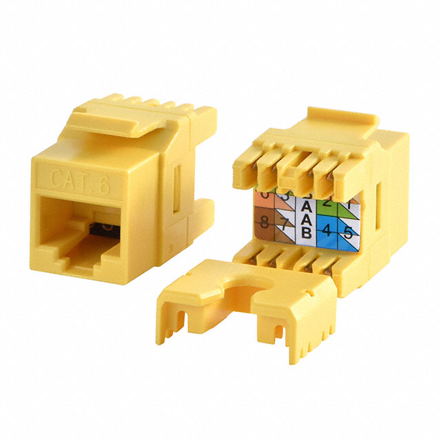 INSERT RJ45 JACK TO IDC CONN【A-KEY-8-EG-GIB-WIY2】