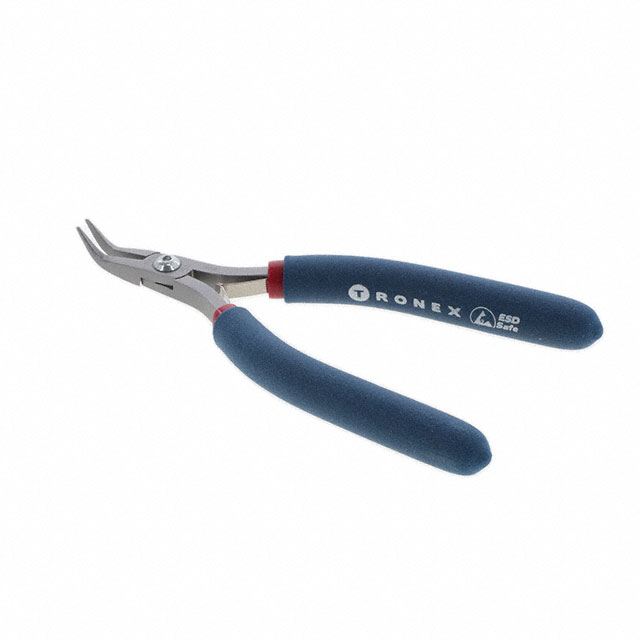 【P751】PLIER, BENT NOSE-SMOOTH JAW 60 D