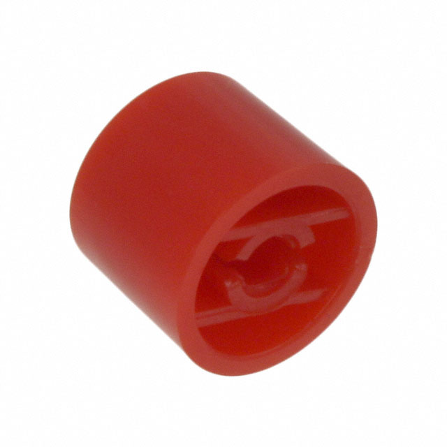 【140000480083】CAP PUSHBUTTON ROUND RED