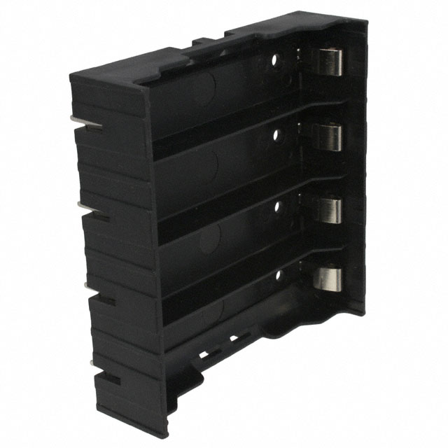 【BK-18650-PC8】BATT HOLDER 18650 4 CELL PC PIN[バルク]