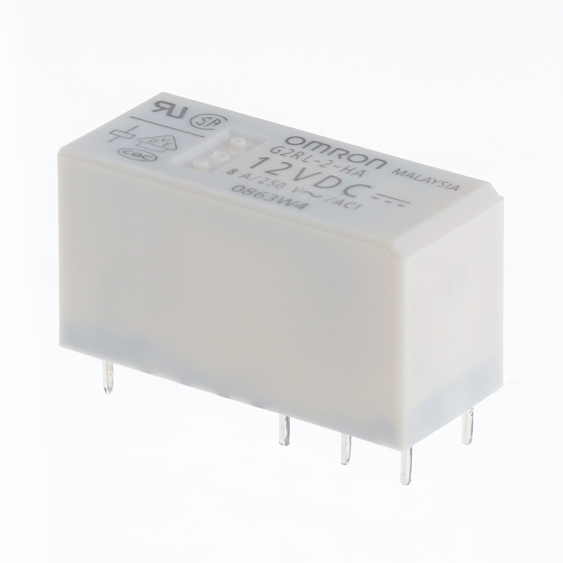 【G2RL-2-HA DC12】RELAY GEN PURPOSE DPDT 8A 12V