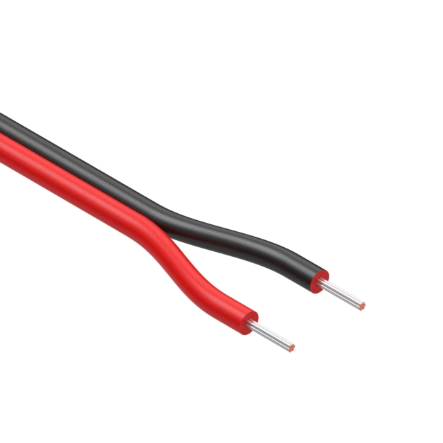 【30-03168】CABLE 2COND 26AWG BLACK/RED