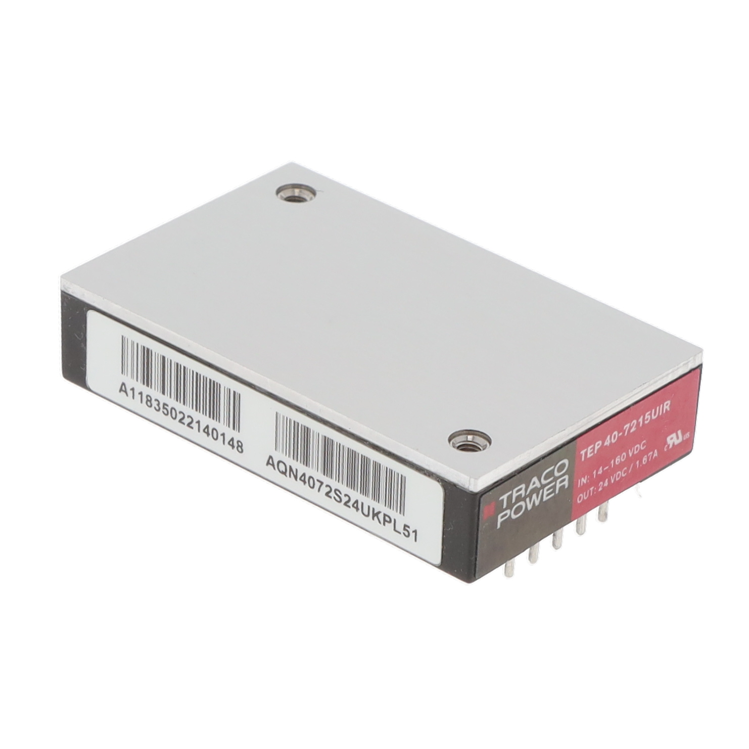 【TEP 40-7215UIR】DC DC CONVERTER 24V 40W