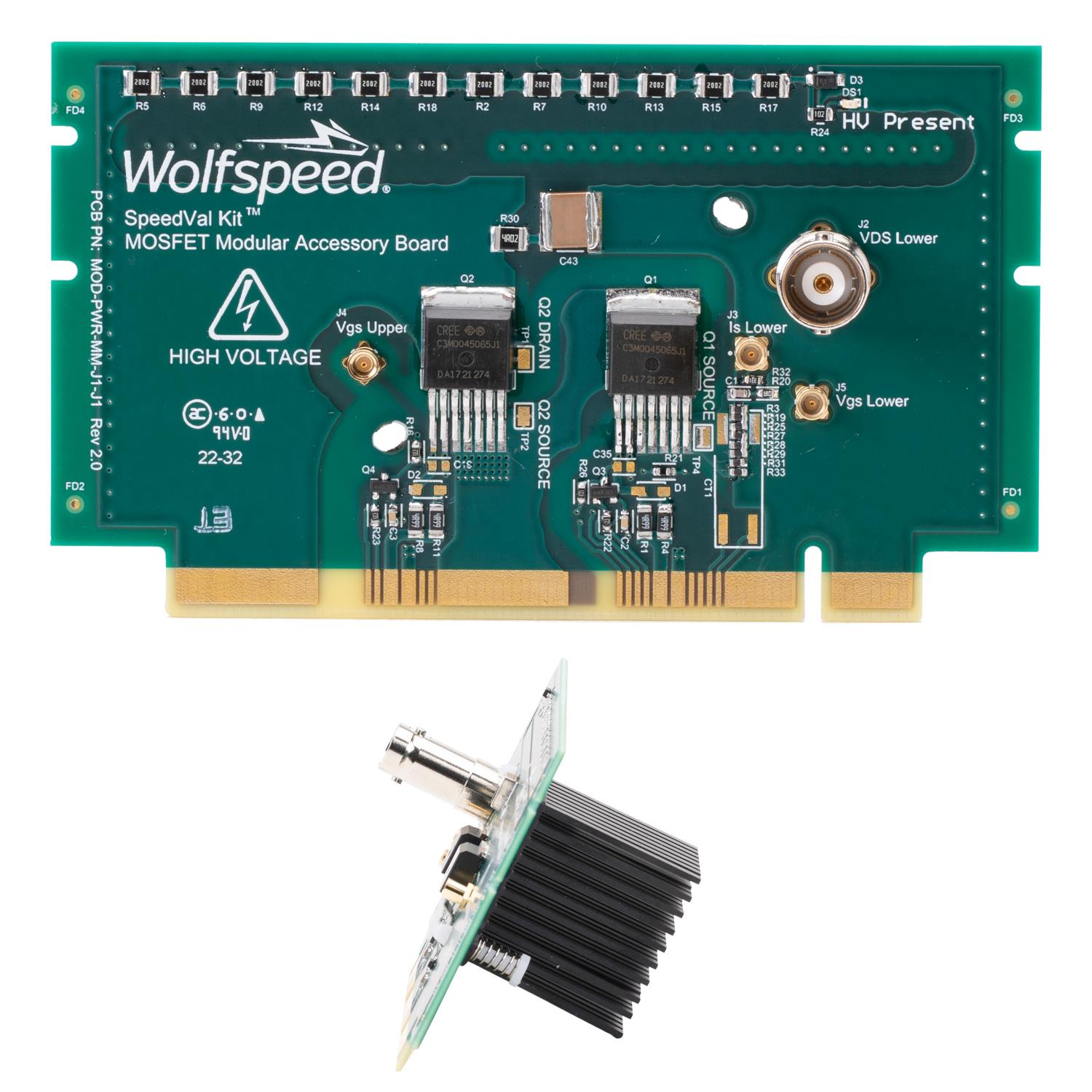 SpeedValキット TO-263-7パワードーターカード(C3M0075120J)【MOD-PWR-MM-C3M0075120J】