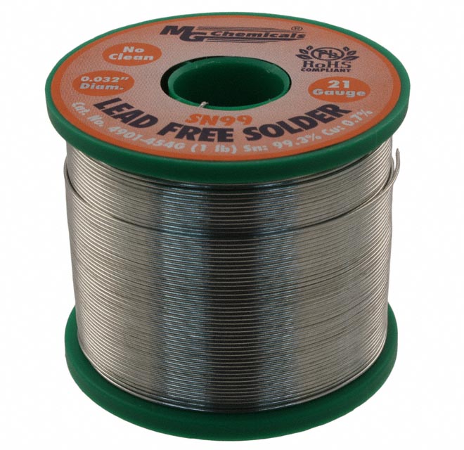 【4901-454G】SOLDER LF SN99 21GAUGE 1LBS