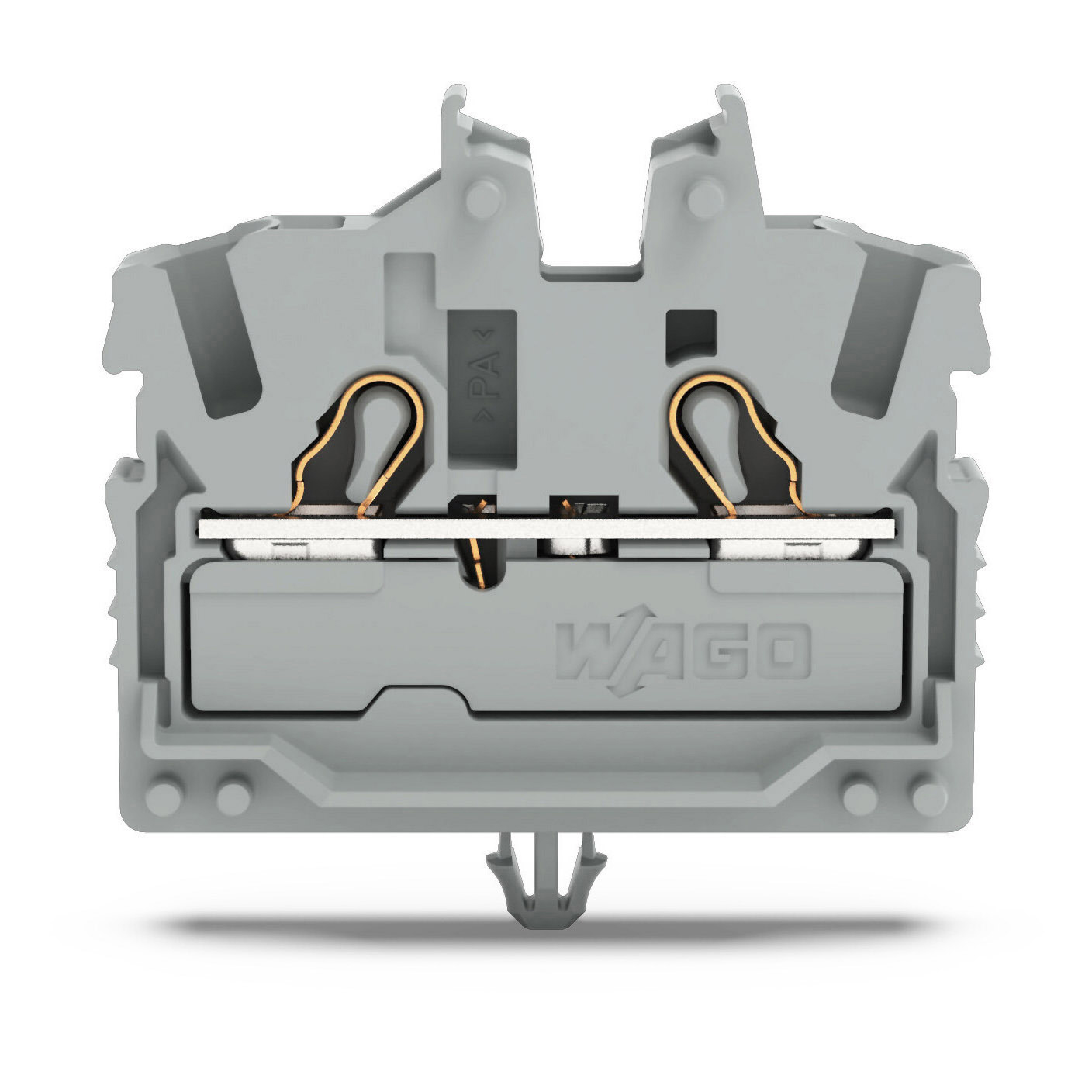 【2052-311】TERM BLK 2POS GRAY