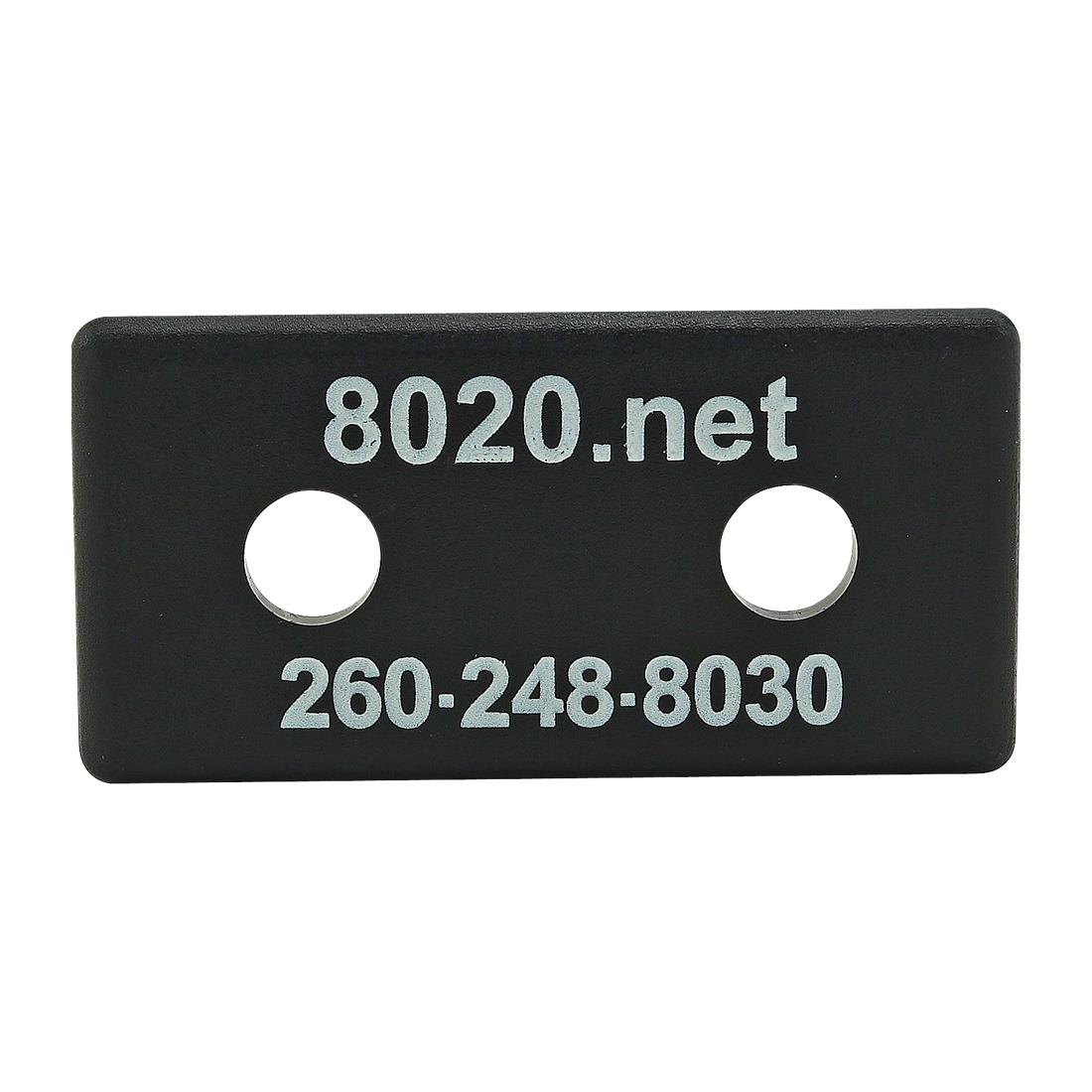 1020 END CAP BLACK W/PUSH-INS【2025】